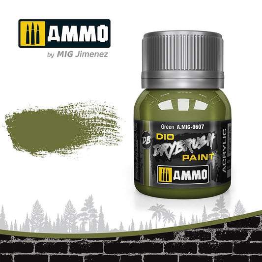 AMMO GREEN DRYBRUSH 0607