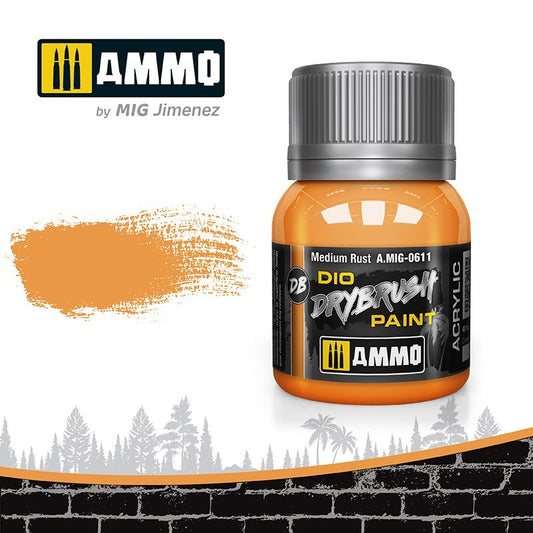 AMMO MEDIUM RUST DRYBRUSH 0611