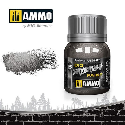 AMMO GUN METAL DRYBRUSH 0622