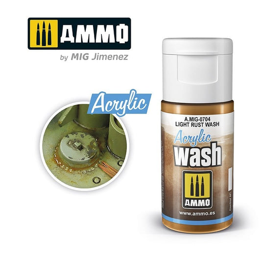 AMMO LIGHT RUST WASH ACRYLIC 0704