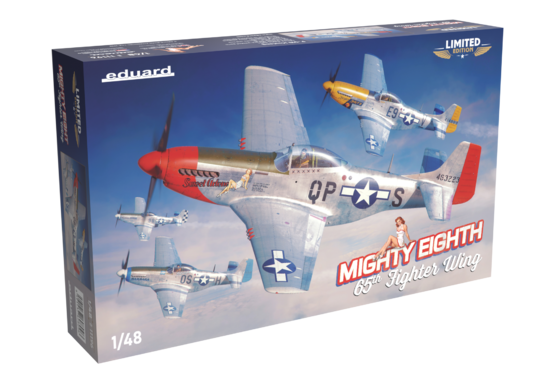 Eduard 1/48 P-51D mustang Mighty Eight 65th Fighter Wing LIMITED EDITION - 11196