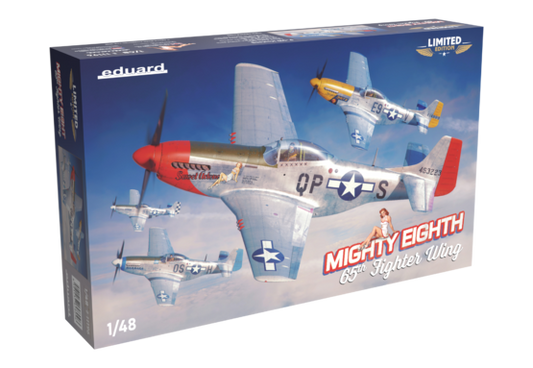 Eduard 1/48 P-51D mustang Mighty Eight 65th Fighter Wing LIMITED EDITION - 11196