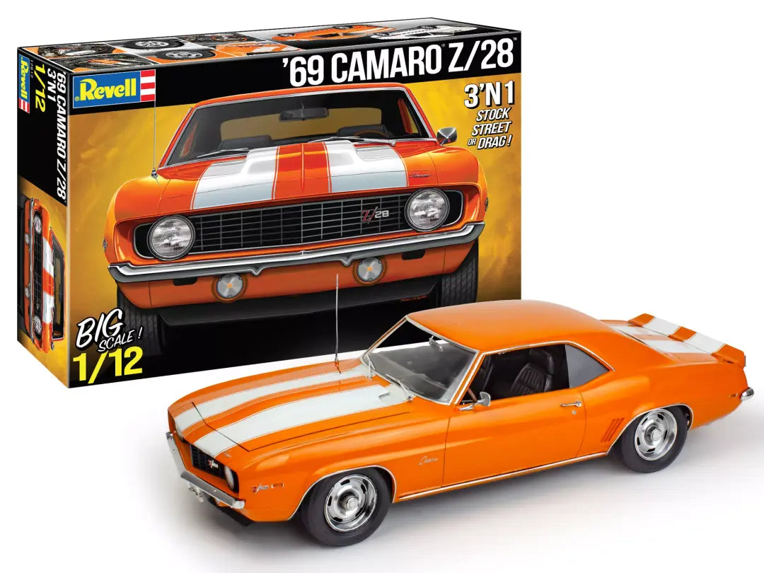 Revell 1/12 '69 Chevy Camaro 3N1