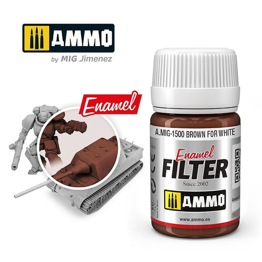 AMMO FILTER Brown for White 1500