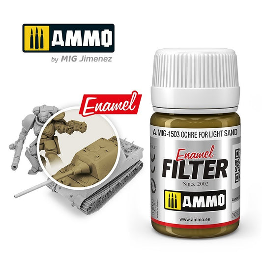 AMMO FILTER Dark Grey for White 1502