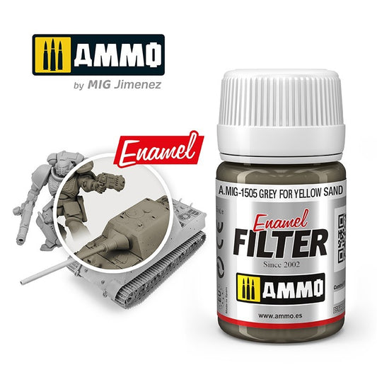 AMMO FILTER Grey for Yellow Sand 1505