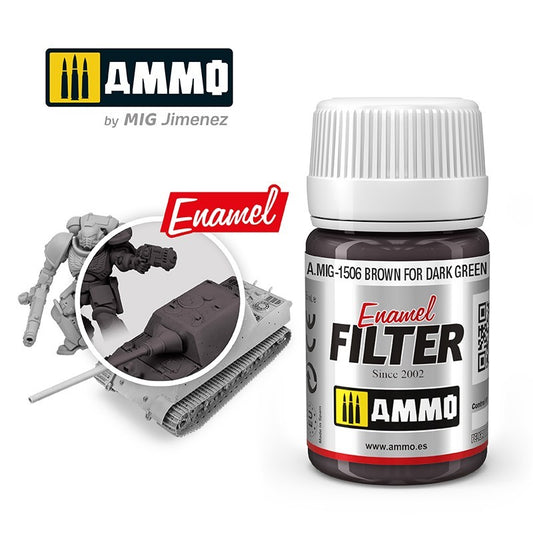AMMO FILTER Brown for Dark Green 1506
