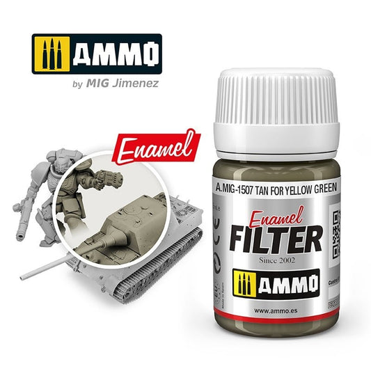 AMMO FILTER Tan for Yellow Green 1507