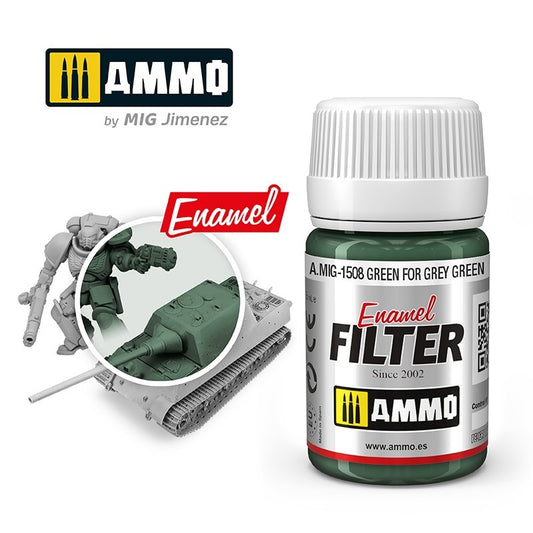 AMMO FILTER Green for Grey Green 1508