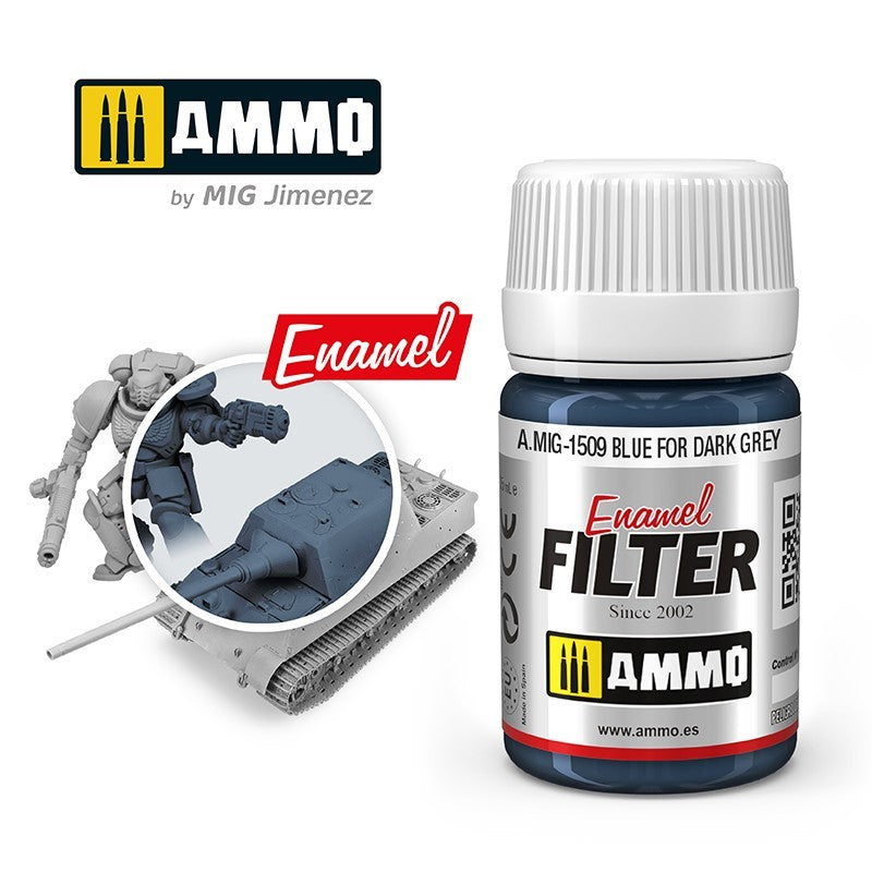 AMMO FILTER Blue for Dark Grey 1509