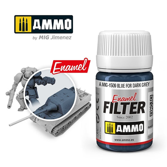 AMMO FILTER Blue for Dark Grey 1509