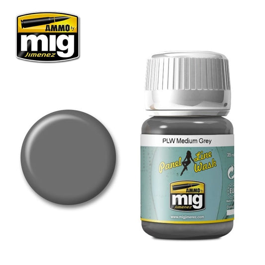 AMMO MEDIUM GREY PANEL LINE WASH 1601