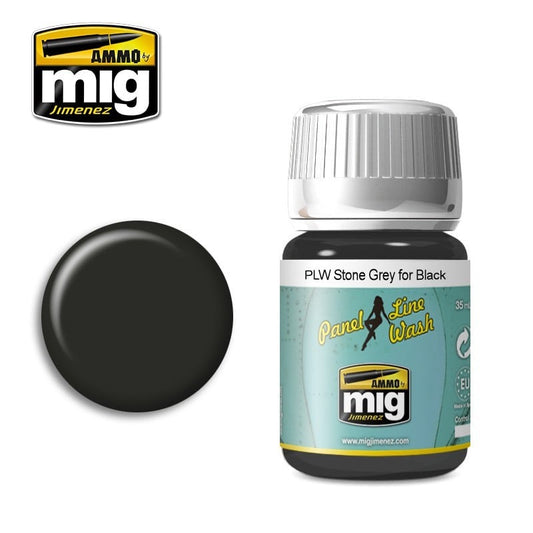 AMMO STONE GREY/BLACK PANEL LINE WASH 1615