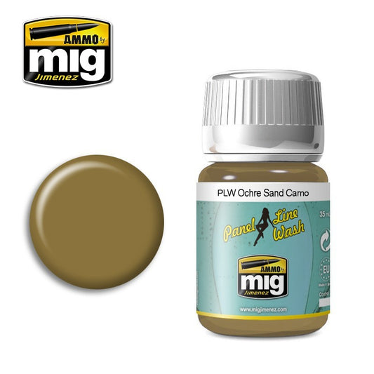 AMMO OCHRE/SAND CAMO PANEL LINE WASH 1622