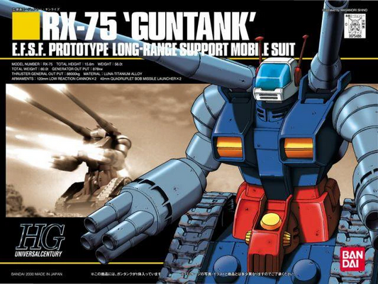 Bandai 1/144 HGUC RX-75 Guntank "Mobile Suit Gundam" - 1075486