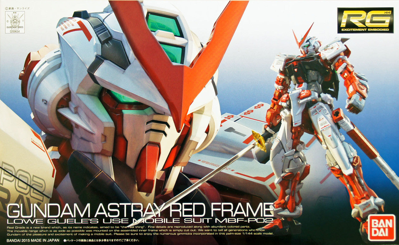 Bandai 1/144 RG #19 MBF-P02 Gundam Astray Red Frame 'Gundam SEED Astray' - 2295837