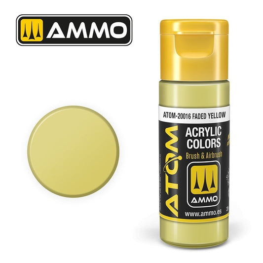 AMMO ATOM COLOR FADED YELLOW 20016