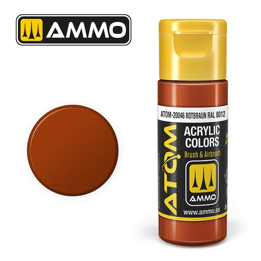 AMMO ATOM COLOR ROTBRAUN 20046