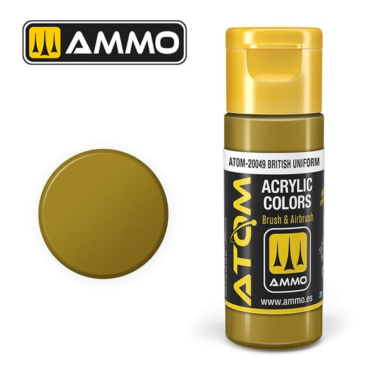 AMMO ATOM CLR BRITISH UNIFORM 20049