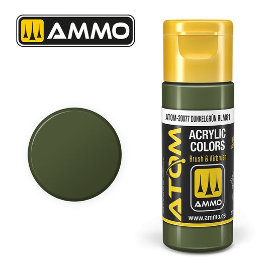 AMMO ATOM COLOR DUNKLEGRUN RLM81 20077