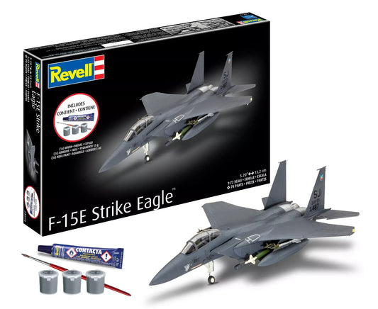 Revell 1/144 F-15E Strike Eagle & Bombs Model Kit - RMX73972