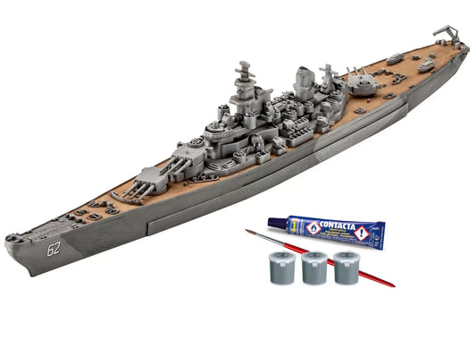 Revell 1/1200 USS New Jersey (BB-62) Battleship Model Kit - RMX75183