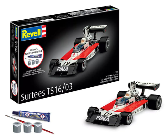 Revell 1/32 Surtees TS16/03 Formula 1 Model Kit - RMX77739