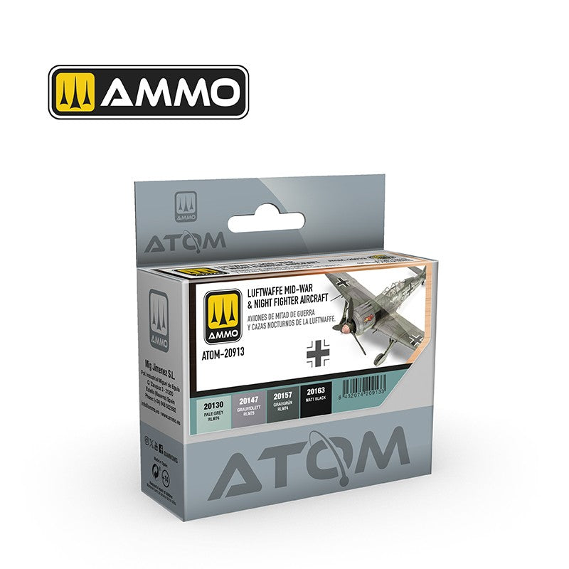 AMMO ATOM Luftwaffe Mid-War & Night Fighter Aircraft Set 20913