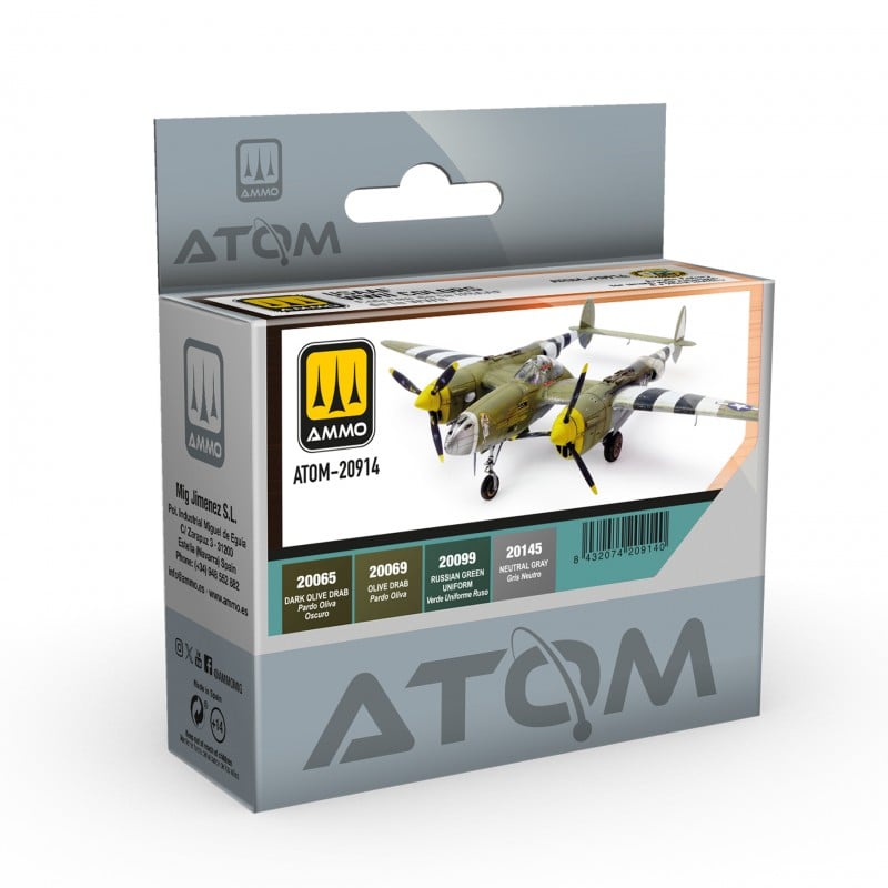 AMMO ATOM USAAF WWII COLORS SET 20914