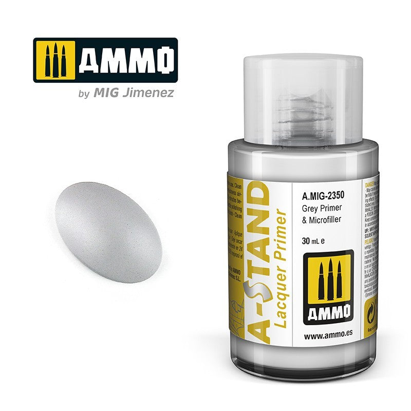 Ammo A-STAND Grey Primer & Microfiller
