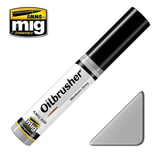 AMMO MEDIUM GREY OILBRUSHER 3509