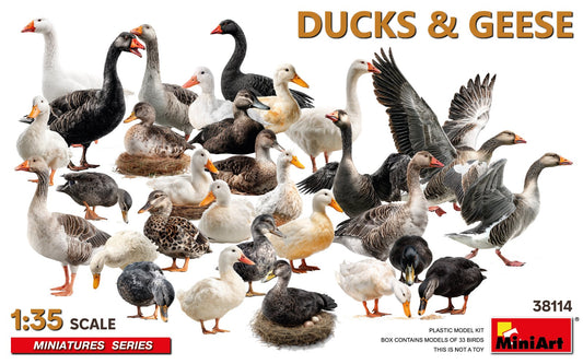 MiniArt 1/35 Ducks & Geese - 38114