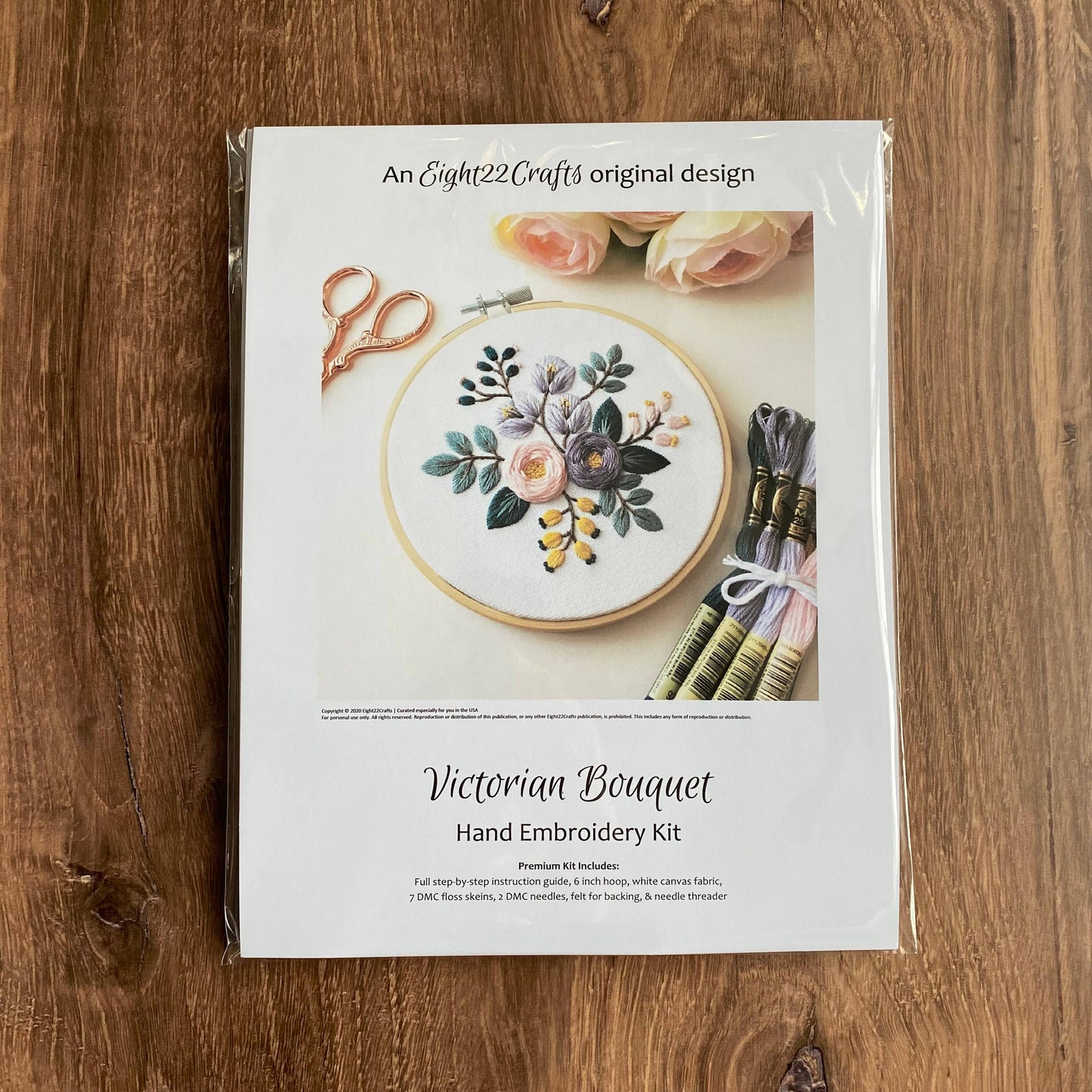 Victorian Bouquet Embroidery Kit