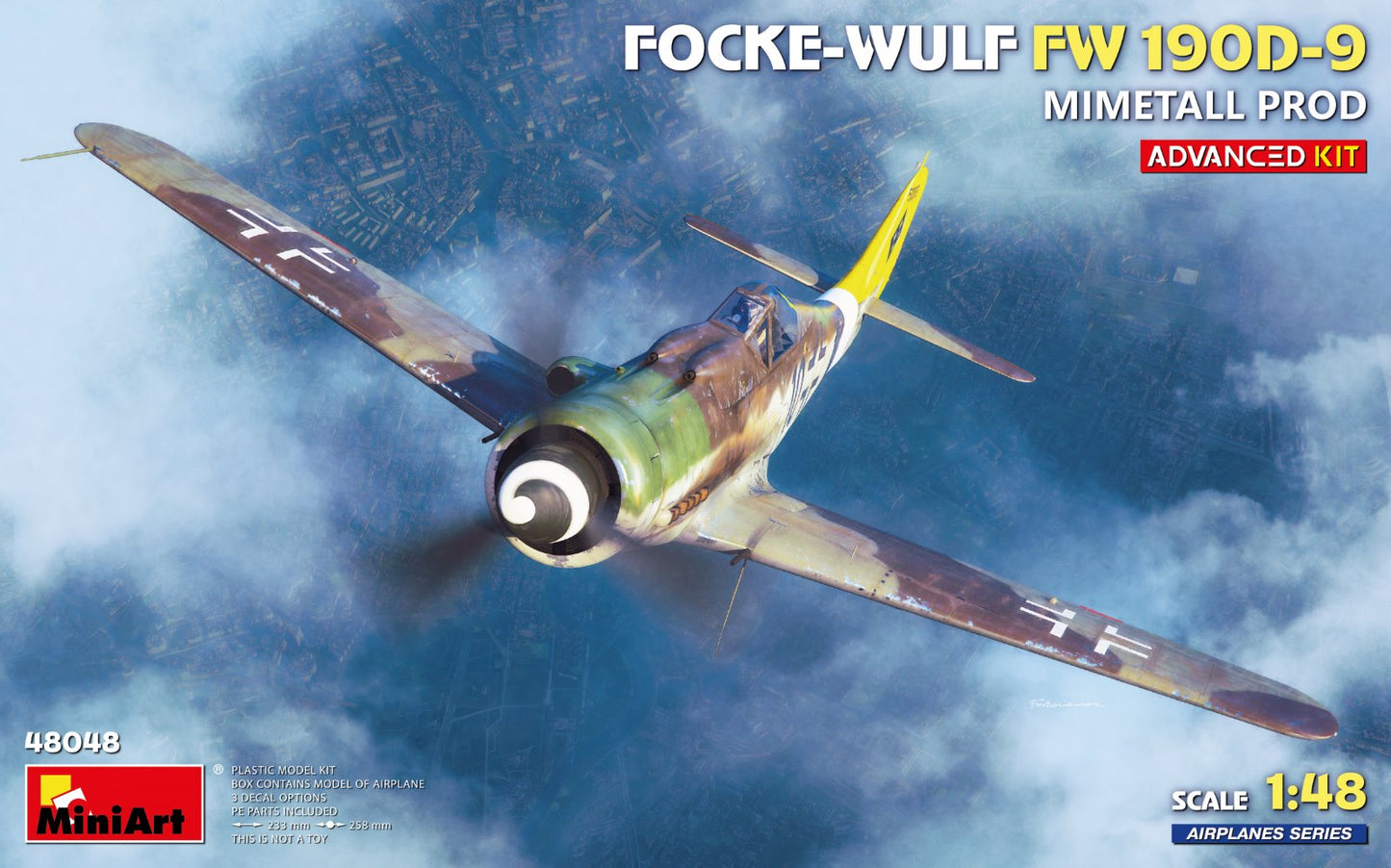 MiniArt 1/48 Focke-Wulf FW - 190D-9 MMETALL PROD ADVANCED KIT - 48048