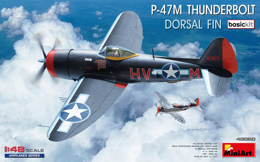 MiniArt 1/48 P-47M THUNDERBOLT. DORSAL FIN. BASIC KIT - 48060