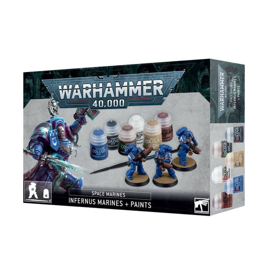 Warhammer 40,000 Space Marines Infernus Marines + paints set