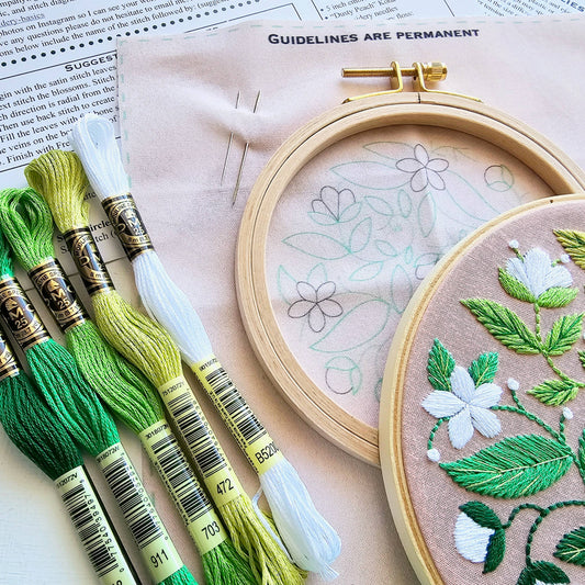 Blissful Blooms Beginner Embroidery Kit