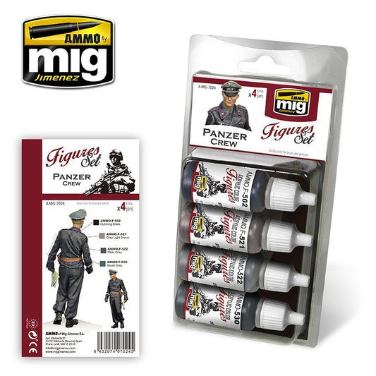 AMMO PANZER CREW FIGURE SET 7024
