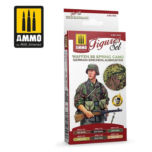 AMMO WAFFEN SS GERMAN EINCHENLAUBMUSTER SET 7043