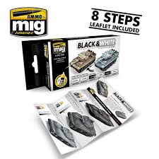 AMMO BLACK & WHITE TECHNIQ SET 7128