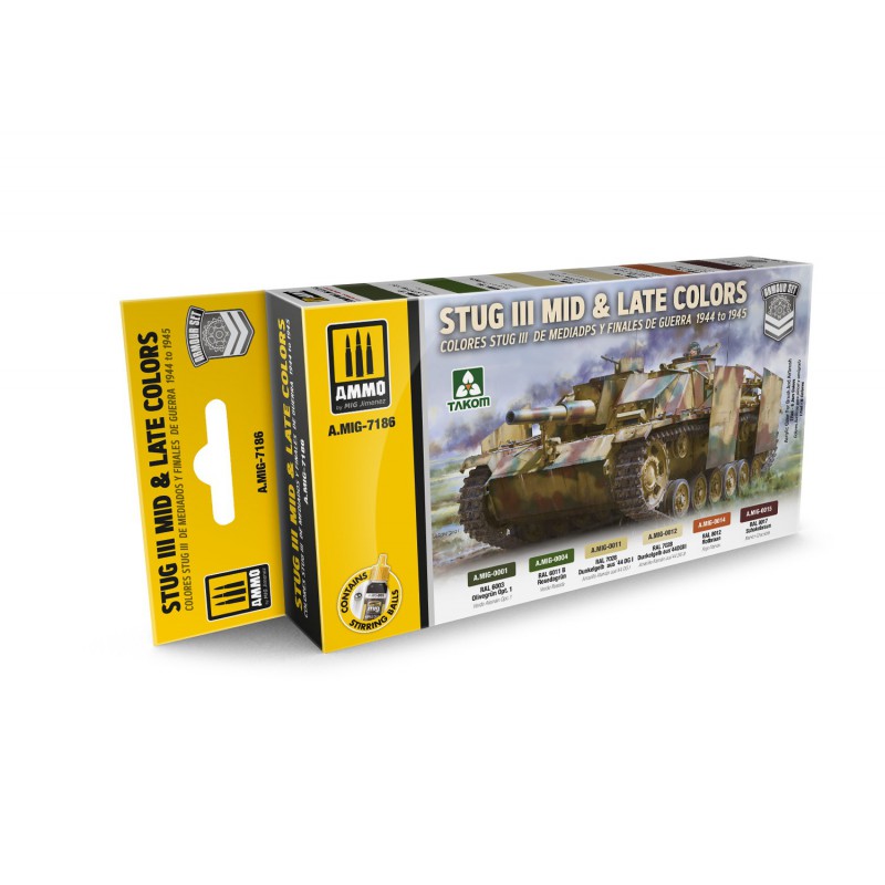 AMMO STUGIII'44-45 MID/LAT SET 7186