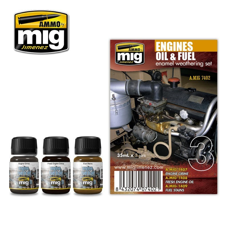 Ammo Engines Oil & Fuel weathering set