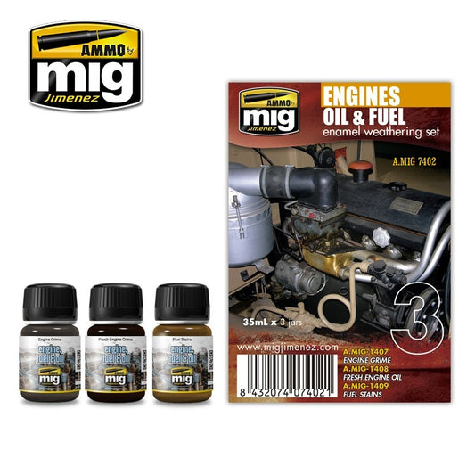 Ammo Engines Oil & Fuel weathering set