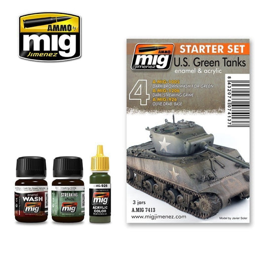 AMMO US GREEN TANK STARTER SET 7413