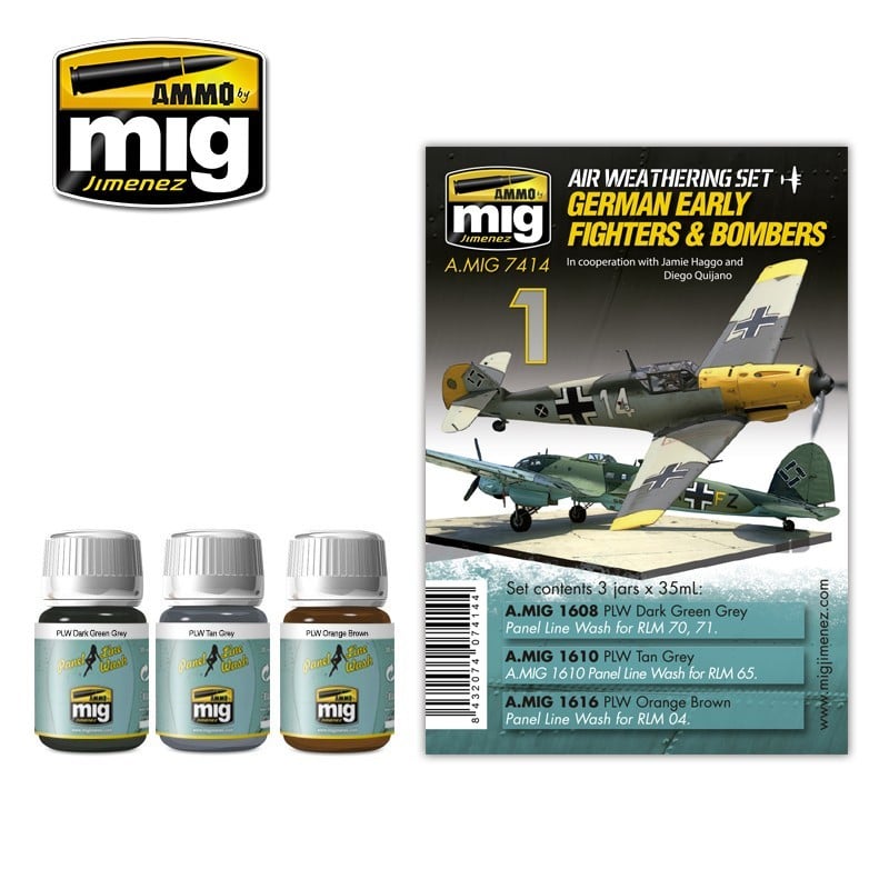 AMMO GERMAN FIGHTER &BOMBER WEATHER SET 7414