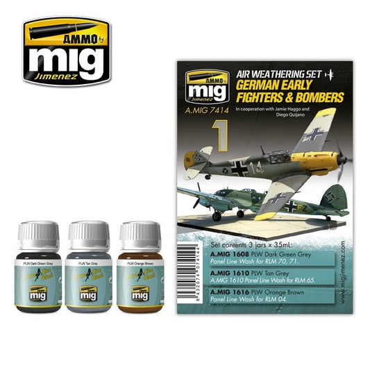 AMMO GERMAN FIGHTER &BOMBER WEATHER SET 7414