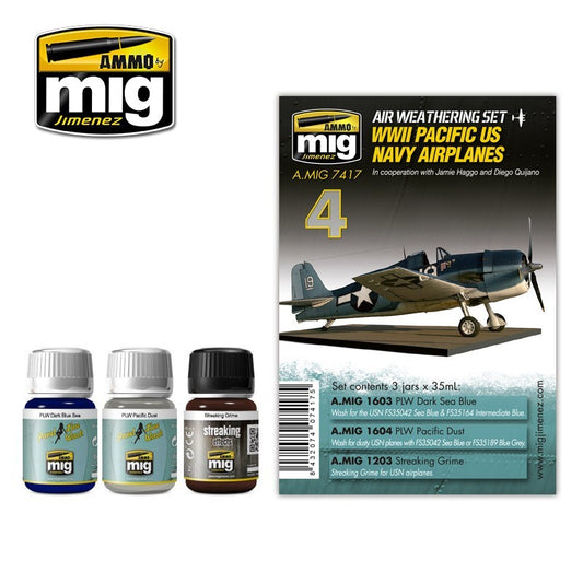 AMMO WWII NAVY AIRPLANES WEATHERSET 7417