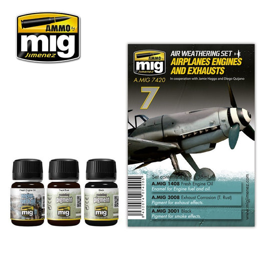 AMMO Airplanes Engines and Exhausts WEATHER SET 7420