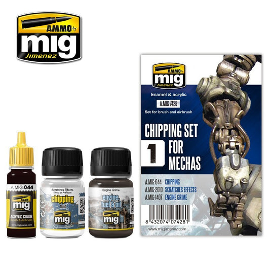 AMMO CHIPPING MECHA WEATHERSET 7428