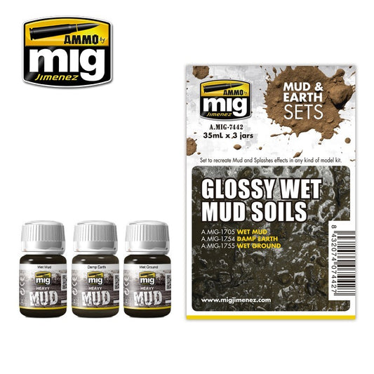 AMMO GLOSS WET MUD WEATHERSET 7442